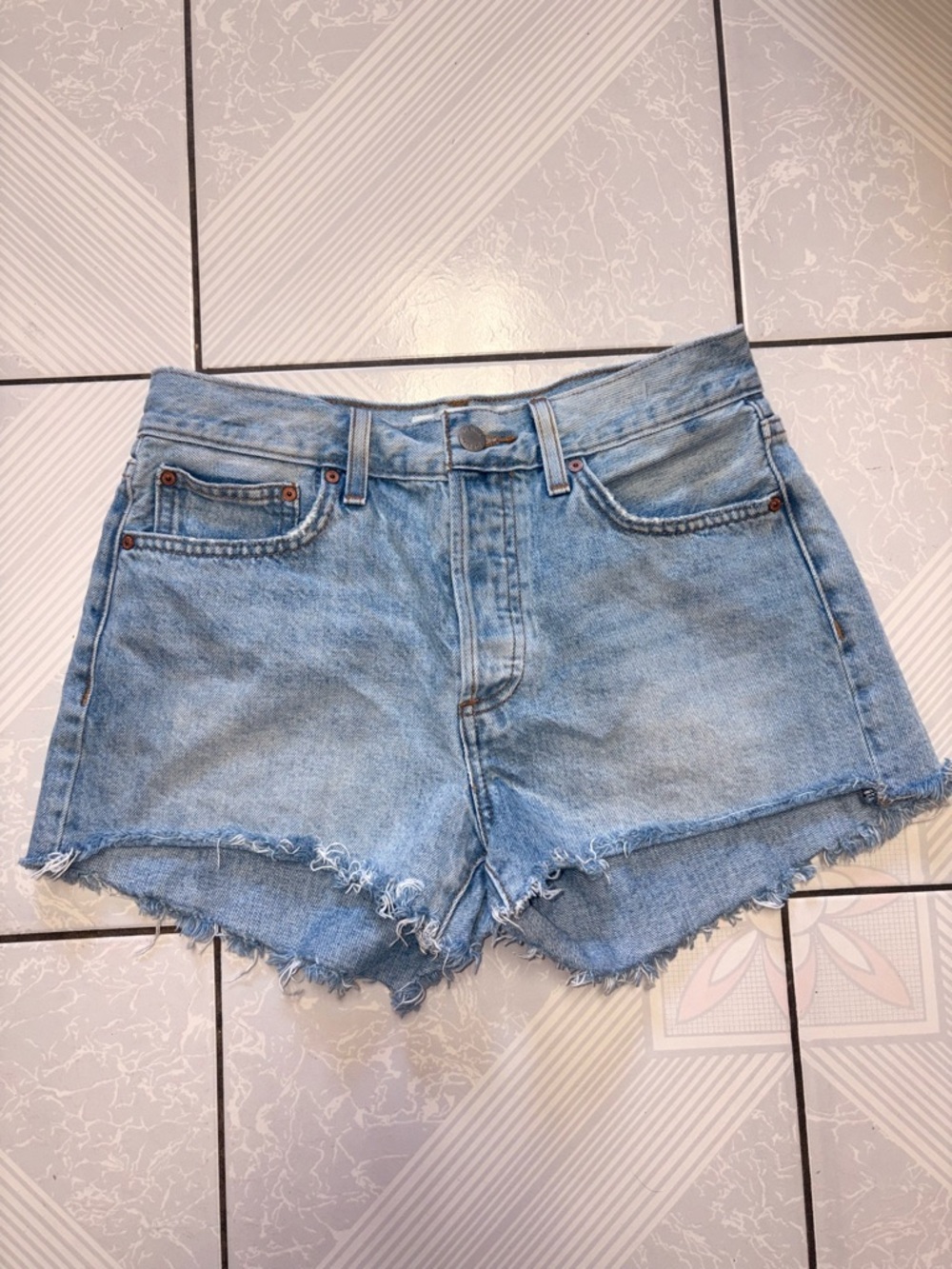 Aritzia Denim Forum Shorts